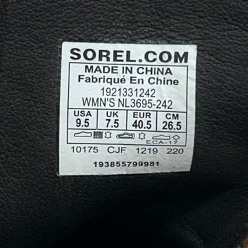 Sorel Blake Lace Boots Tan/Gray, Size 9.5, NWT - Picture 7 of 8